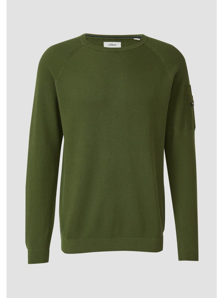 s.Oliver Вязаный свитер цвета 7983_оливково-зеленый
s.Oliver Вязаный свитер цвета 7983_оливково-зеленый