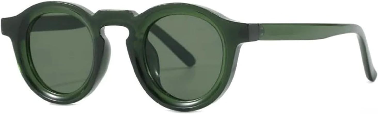 Круглые солнцезащитные очки для женщин и мужчин в стиле панк, ретро, модные солнцезащитные очки с прозрачными линзами и защитой от УФ-излучения UV400. Модные женские солнцезащитные очки mincl, Green
Круглые солнцезащитные очки для женщин и мужчин в стиле панк, ретро, модные солнцезащитные очки с прозрачными линзами и защитой от УФ-излучения UV400. Модные женские солнцезащитные очки mincl, Green