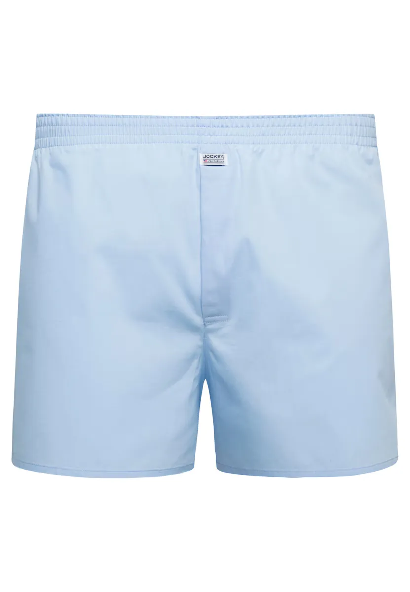 Однотонные мужские трикотажные боксеры средней посадки Jockey, светло-голубой
Однотонные мужские трикотажные боксеры средней посадки Jockey, светло-голубой