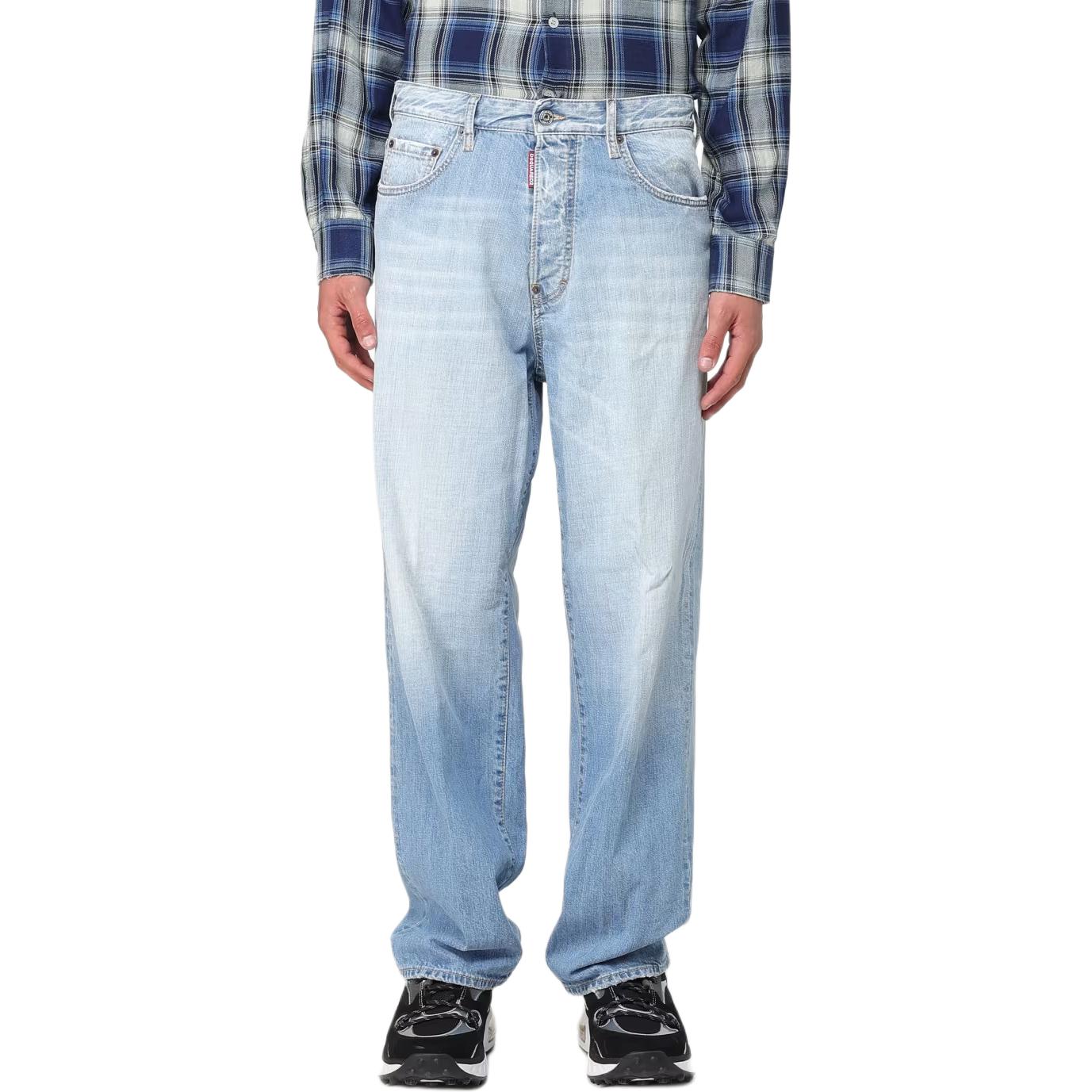 DSQUARED 2 Dsquared2 прямые джинсы с потертостями
DSQUARED 2 Dsquared2 прямые джинсы с потертостями