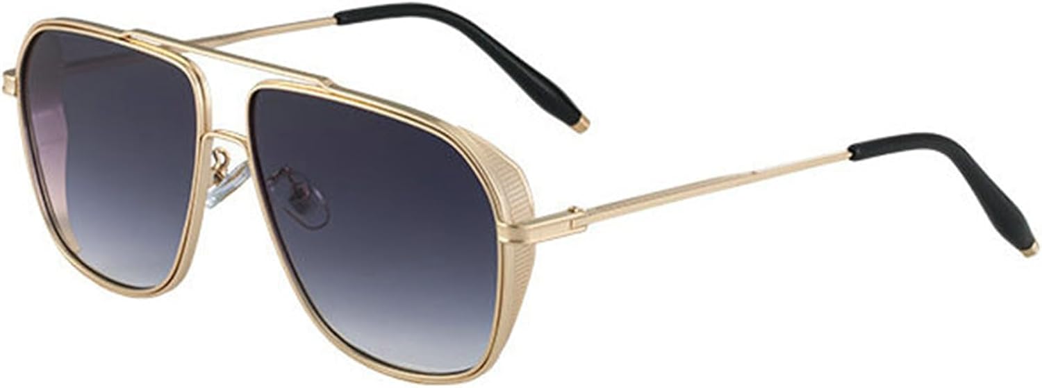 Солнцезащитные очки Willochra в стиле ретро, большие квадратные, для женщин и мужчин, винтажные очки-пилот, классические большие металлические солнцезащитные очки с градиентным переходом цвета, C2
Солнцезащитные очки Willochra в стиле ретро, большие квадратные, для женщин и мужчин, винтажные очки-пилот, классические большие металлические солнцезащитные очки с градиентным переходом цвета, C2