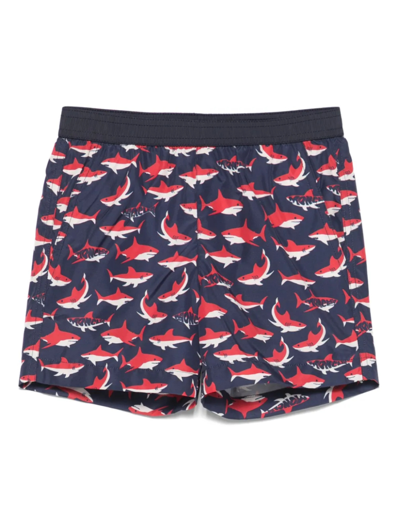 Плавки-шорты с принтом Moncler Enfant, синий 
Плавки-шорты с принтом Moncler Enfant, синий