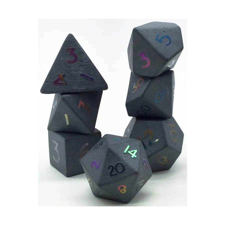 Набор ионизированного поли-гематита (7), Crystal & Bone Dice (Level Up Dice)
Набор ионизированного поли-гематита (7), Crystal & Bone Dice (Level Up Dice)