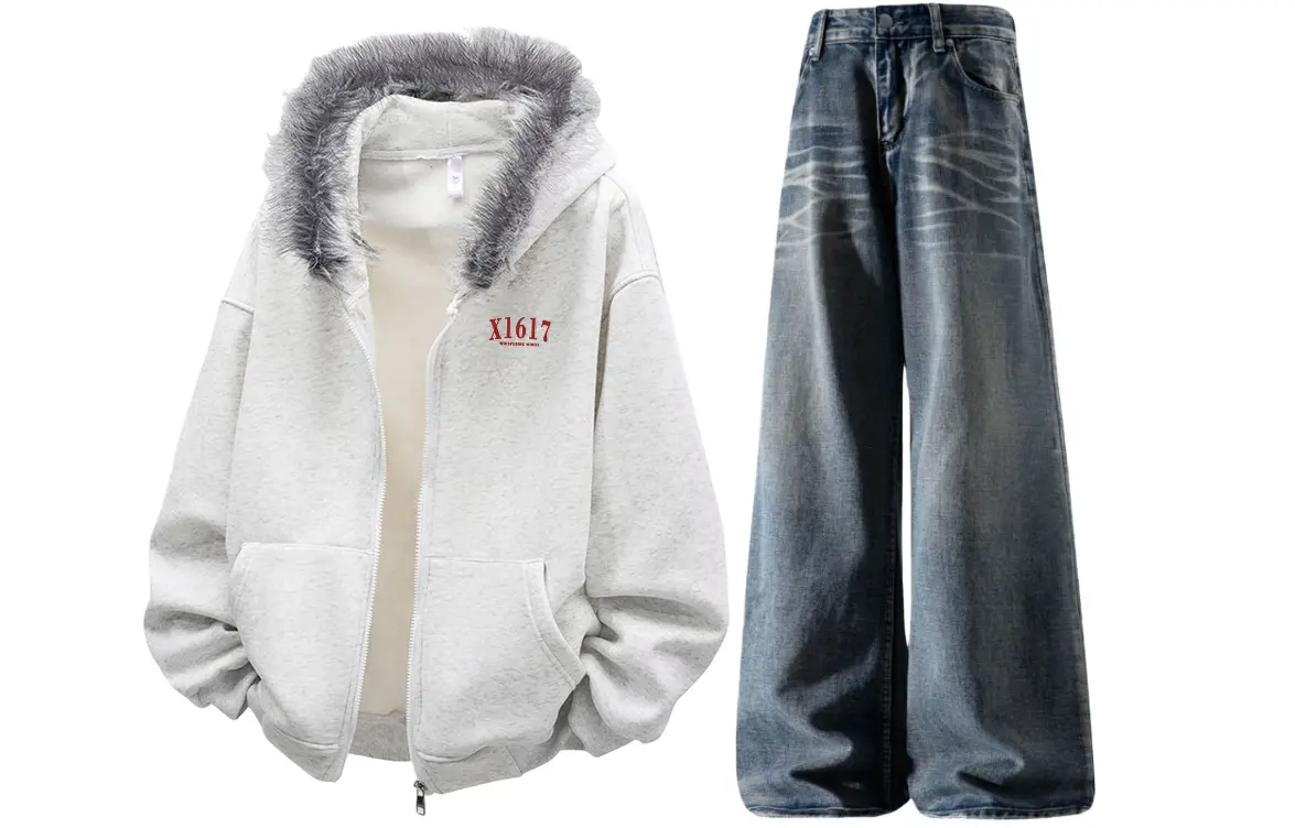 Толстовка Casual Sportswear утепленная с капюшоном унисекс X1617, top белый fleece-lined+pants vintage синий
Толстовка Casual Sportswear утепленная с капюшоном унисекс X1617, top белый fleece-lined+pants vintage синий