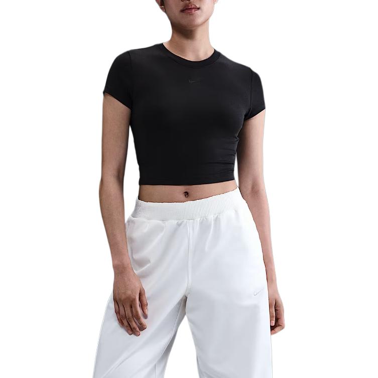 Женская укороченная футболка Sportswear Chill Knit Nike, черный
Женская укороченная футболка Sportswear Chill Knit Nike, черный