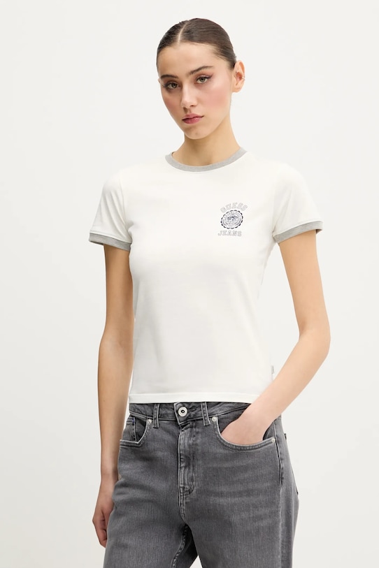 Хлопковая футболка Guess Jeans, бежевый
Хлопковая футболка Guess Jeans, бежевый