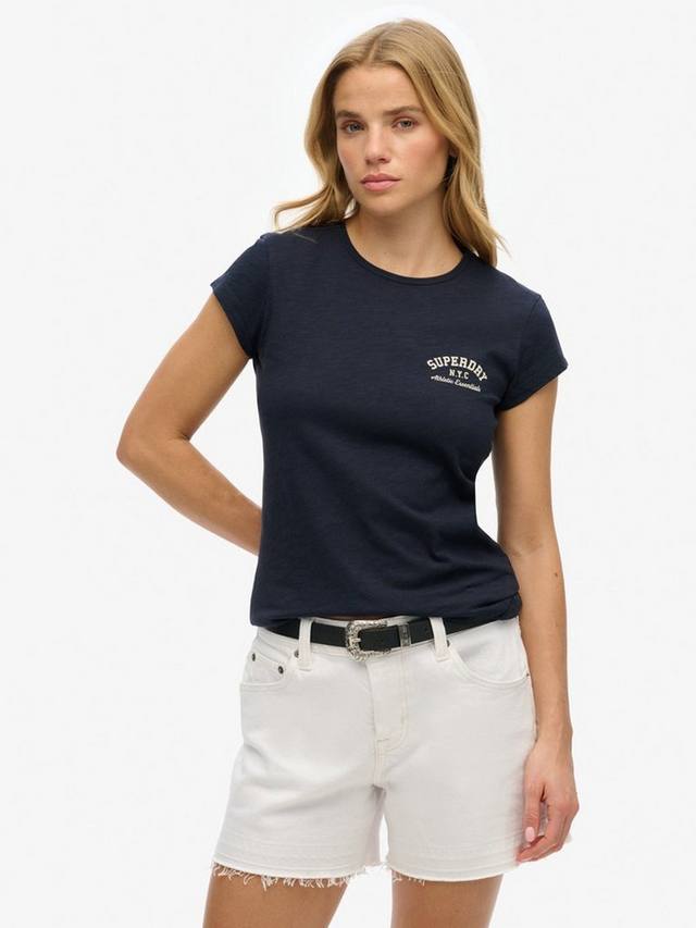 Футболка Athletic Essential Slub из чистого органического хлопка Superdry, Eclipse Navy
Футболка Athletic Essential Slub из чистого органического хлопка Superdry, Eclipse Navy