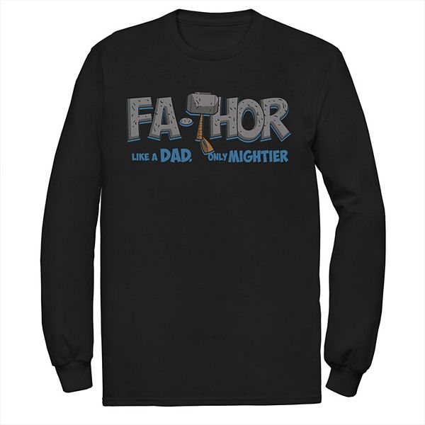 Футболка с длинным рукавом Marvel Thor Like a Dad Only Mightier Big & Tall Licensed Character
Футболка с длинным рукавом Marvel Thor Like a Dad Only Mightier Big & Tall Licensed Character