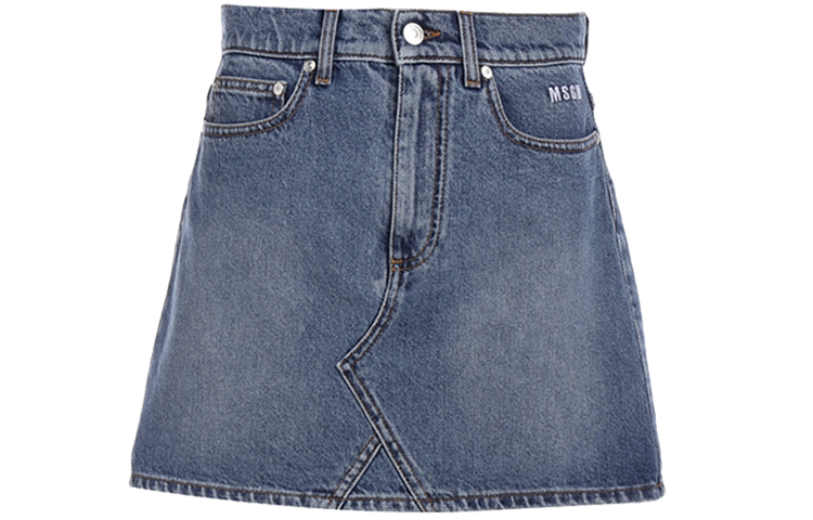 Джинсовая мини-юбка с принтом логотипа MSGM, синий
Джинсовая мини-юбка с принтом логотипа MSGM, синий