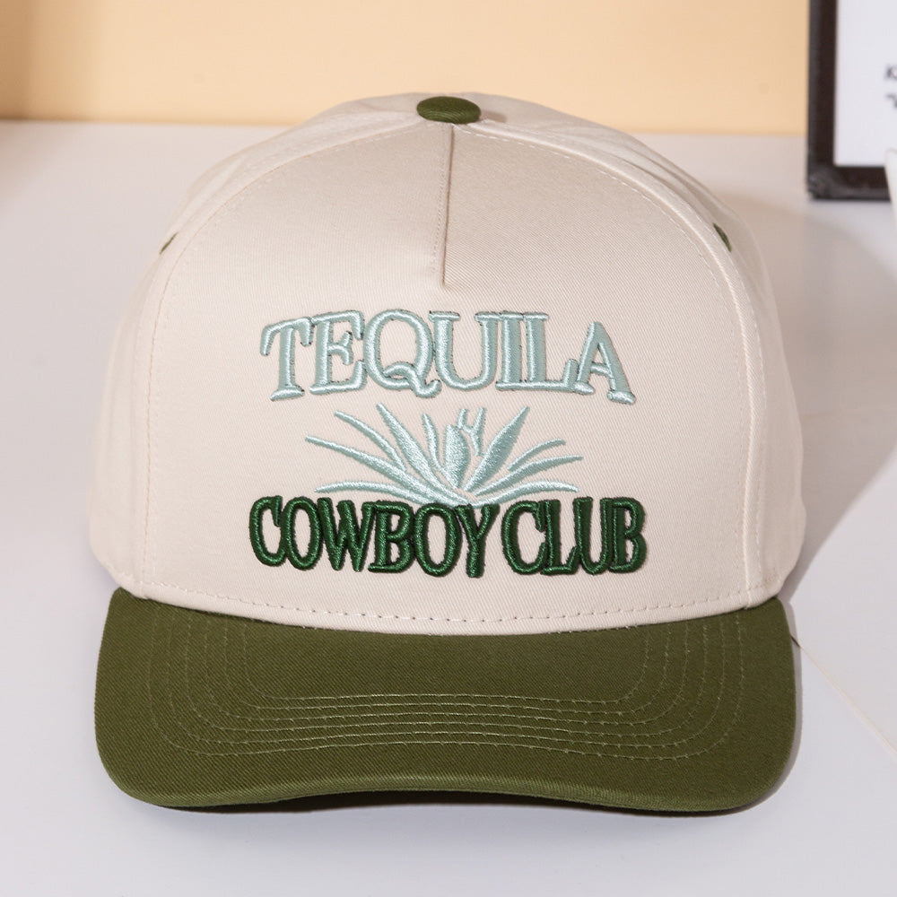 Бейсболка TEQUILA COWBOY с вышитой надписью, пятипанельная, из парусины, с застежкой-регулятором FASHNZFAB, оливково-зеленый
Бейсболка TEQUILA COWBOY с вышитой надписью, пятипанельная, из парусины, с застежкой-регулятором FASHNZFAB, оливково-зеленый