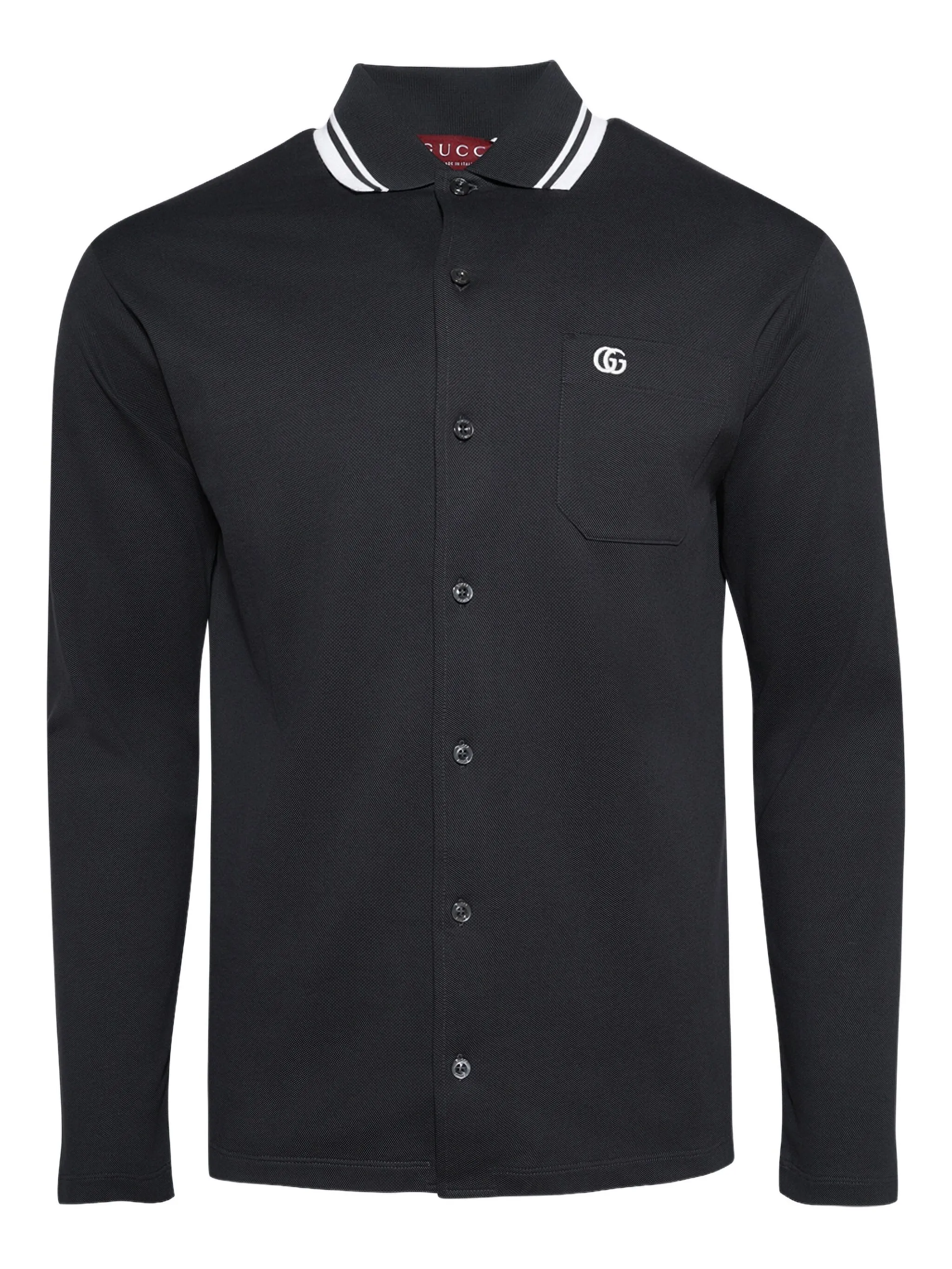 Рубашка из пике Gucci, синий
Рубашка из пике Gucci, синий