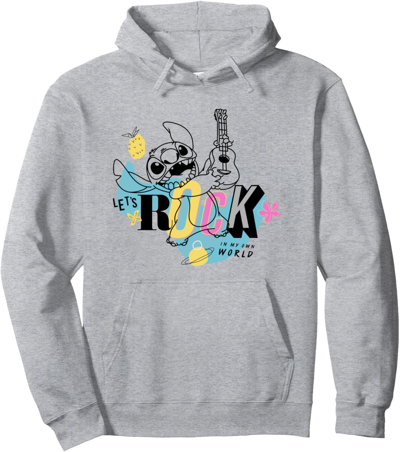 Худи Disney Lilo & Stitch Retro Neon Let's Rock Alien Ukulele, серый
Худи Disney Lilo & Stitch Retro Neon Let's Rock Alien Ukulele, серый