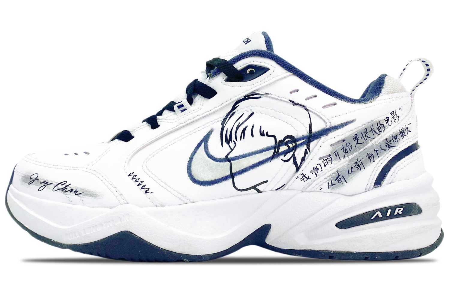 Nike Эйр Монарх 4 противоскользящие и износостойкие утолщенные кроссовки на платформе низкие унисекс синий белый черный - синий белый черный, цвет Blue White Black
Nike Эйр Монарх 4 противоскользящие и износостойкие утолщенные кроссовки на платформе низкие унисекс синий белый черный - синий белый черный, цвет Blue White Black