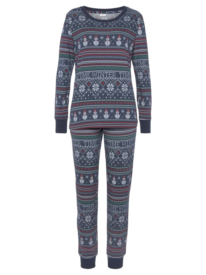 Пижама LASCANA, цвет dunkelblau gemustert
Пижама LASCANA, цвет dunkelblau gemustert