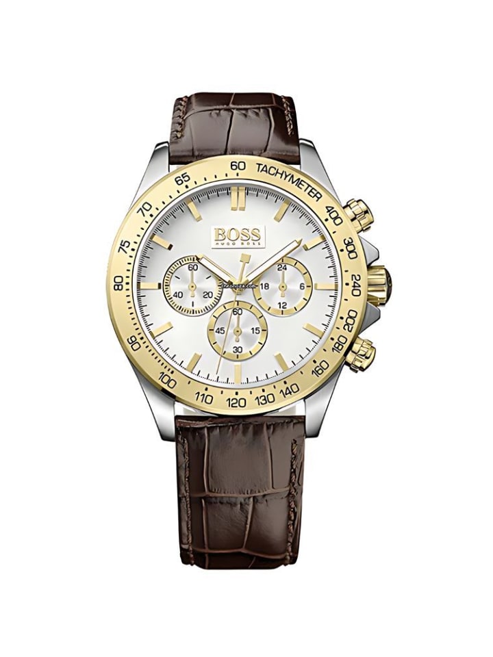 Наручные часы модели HB1513174 с кожаным ремешком Hugo Boss
Наручные часы модели HB1513174 с кожаным ремешком Hugo Boss