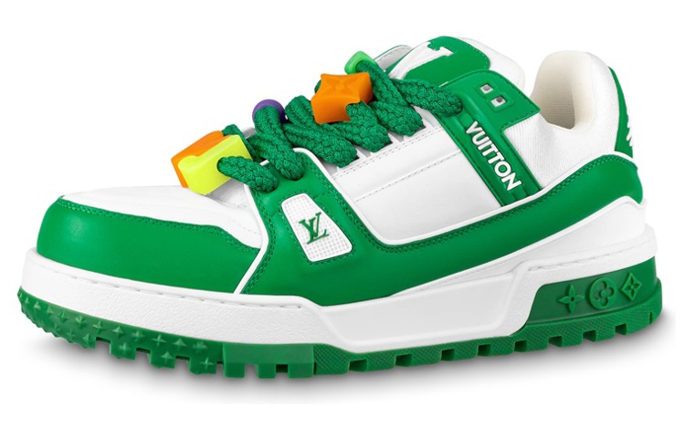 LOUIS VUITTON Стильные кроссовки для скейтбординга Trainer Maxi Low Top, мужские, белые, зеленые
LOUIS VUITTON Стильные кроссовки для скейтбординга Trainer Maxi Low Top, мужские, белые, зеленые