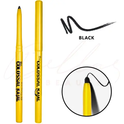 Стойкая матовая черная подводка для глаз Maybelline The Colossal Kajal — новинка, Maybelline New York
Стойкая матовая черная подводка для глаз Maybelline The Colossal Kajal — новинка, Maybelline New York