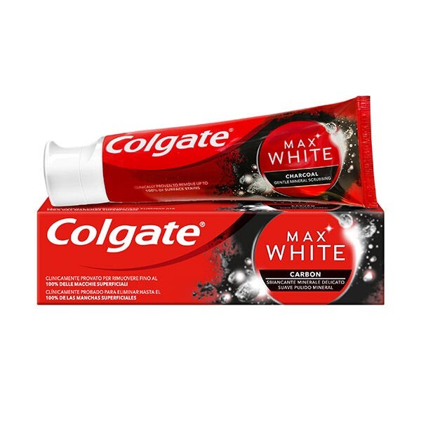 Макс Белый Уголь 75 мл Colgate
Макс Белый Уголь 75 мл Colgate