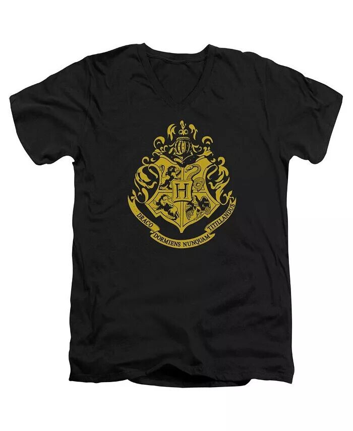 Мужская футболка Hogwarts Crest с коротким рукавом и V-образным вырезом для взрослых из хлопка премиум-класса Harry Potter, черный
Мужская футболка Hogwarts Crest с коротким рукавом и V-образным вырезом для взрослых из хлопка премиум-класса Harry Potter, черный