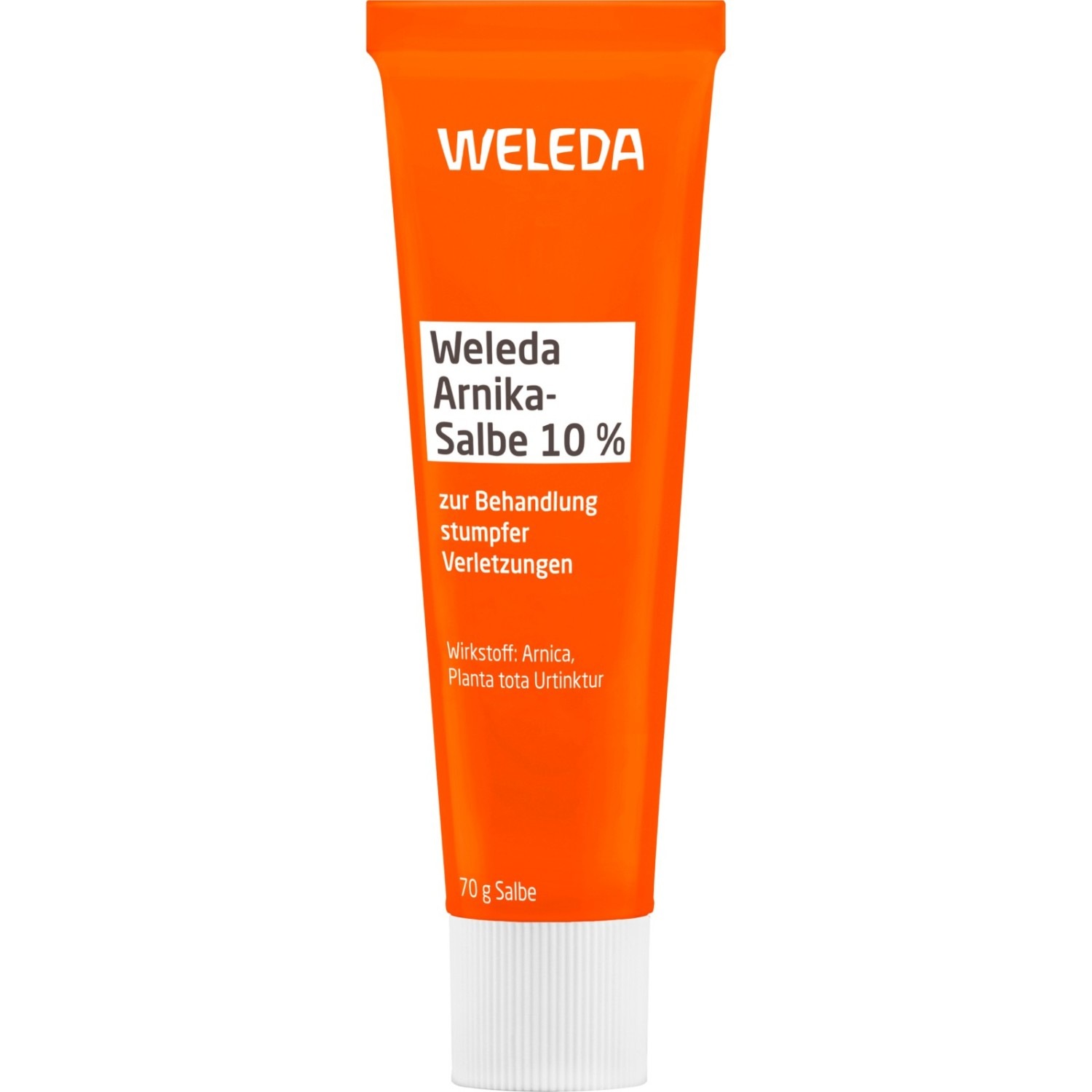 Крем для тела arnica salbe 10% Weleda, вес 70 гр.
Крем для тела arnica salbe 10% Weleda, вес 70 гр.