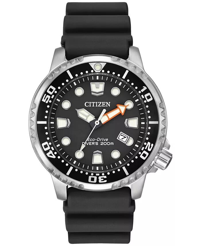 Мужские часы Eco-Drive Promaster Dive с черным каучуковым ремешком, 44 мм Citizen
Мужские часы Eco-Drive Promaster Dive с черным каучуковым ремешком, 44 мм Citizen