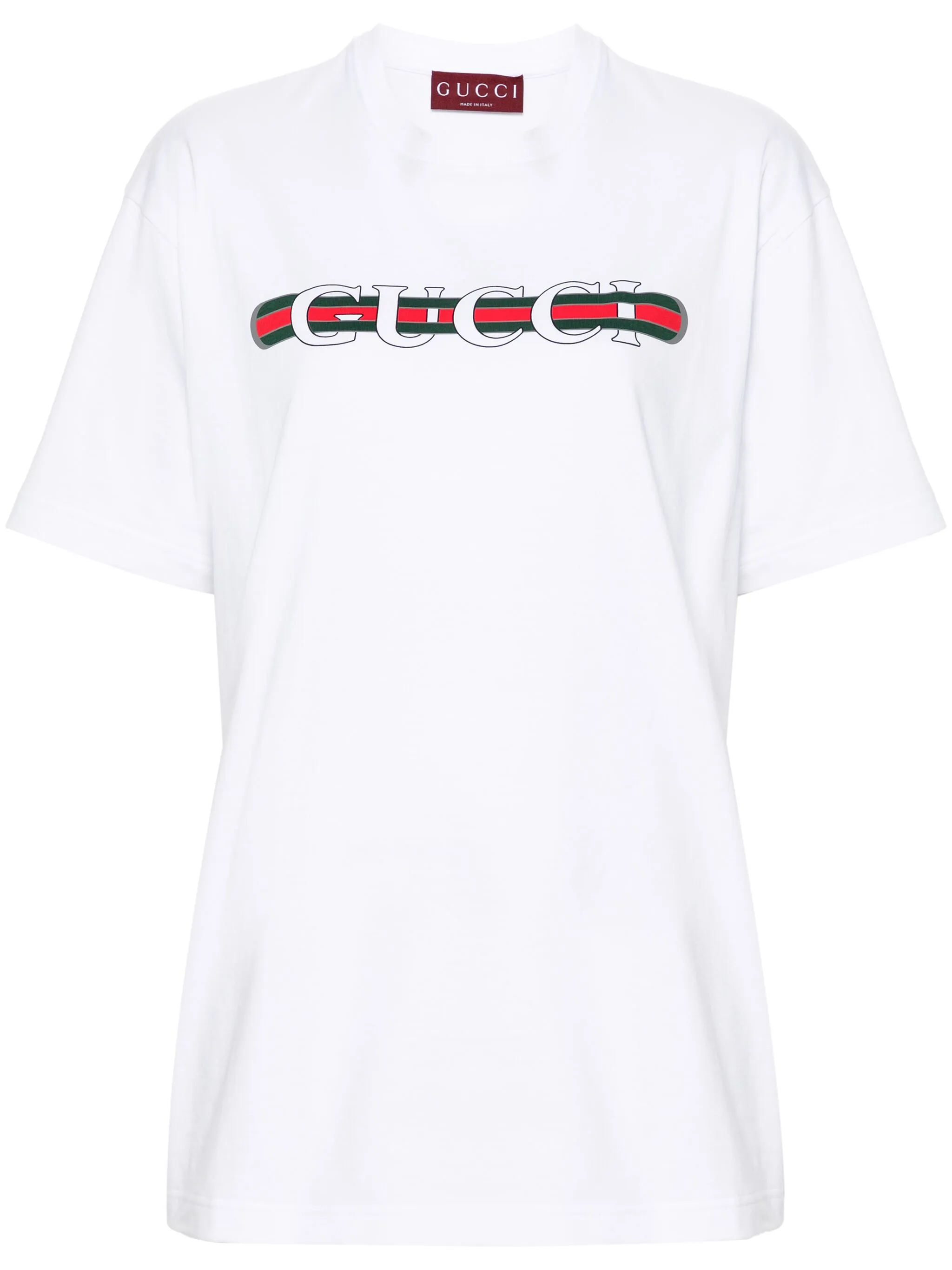Футболка с логотипом Gucci, белый
Футболка с логотипом Gucci, белый