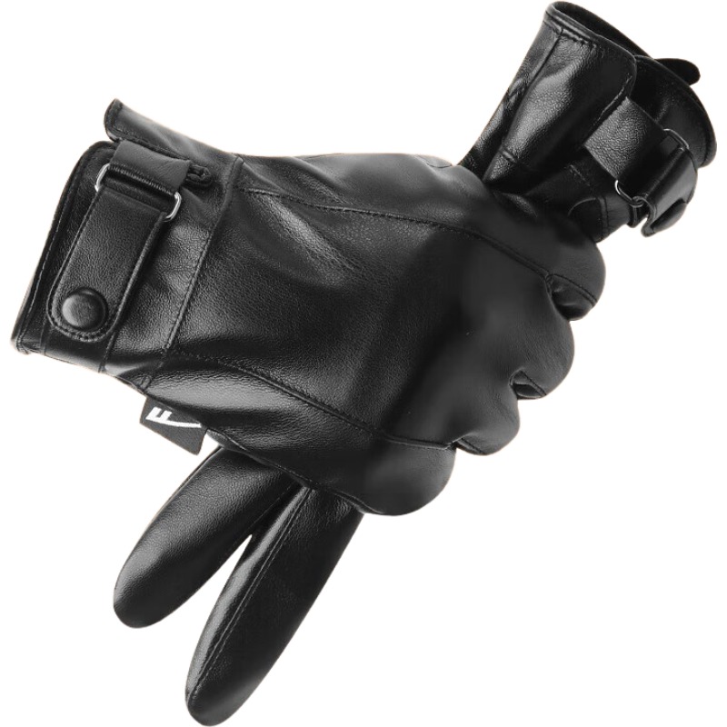 WARRIOR Кожаные вязаные перчатки унисекс, Black
WARRIOR Кожаные вязаные перчатки унисекс, Black