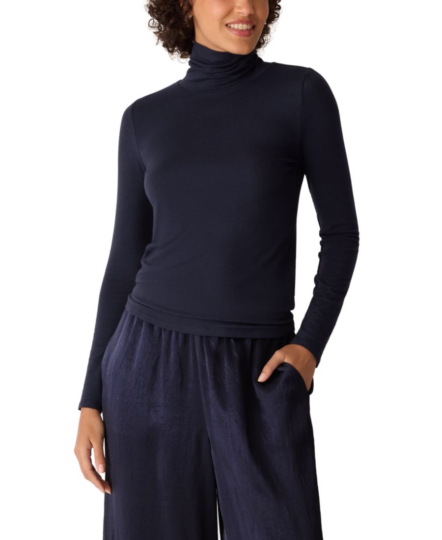 Женский свитер с высоким воротником Eileen Fisher, Ink
Женский свитер с высоким воротником Eileen Fisher, Ink