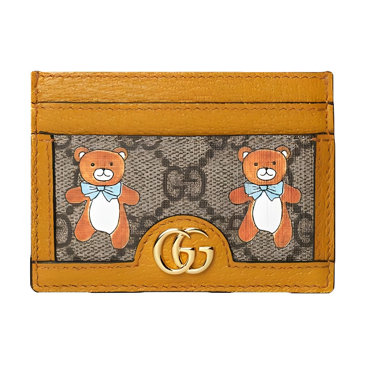 GUCCI Коллаборативный холст с кожаным держателем для карт женский эбони, коричневый
GUCCI Коллаборативный холст с кожаным держателем для карт женский эбони, коричневый
