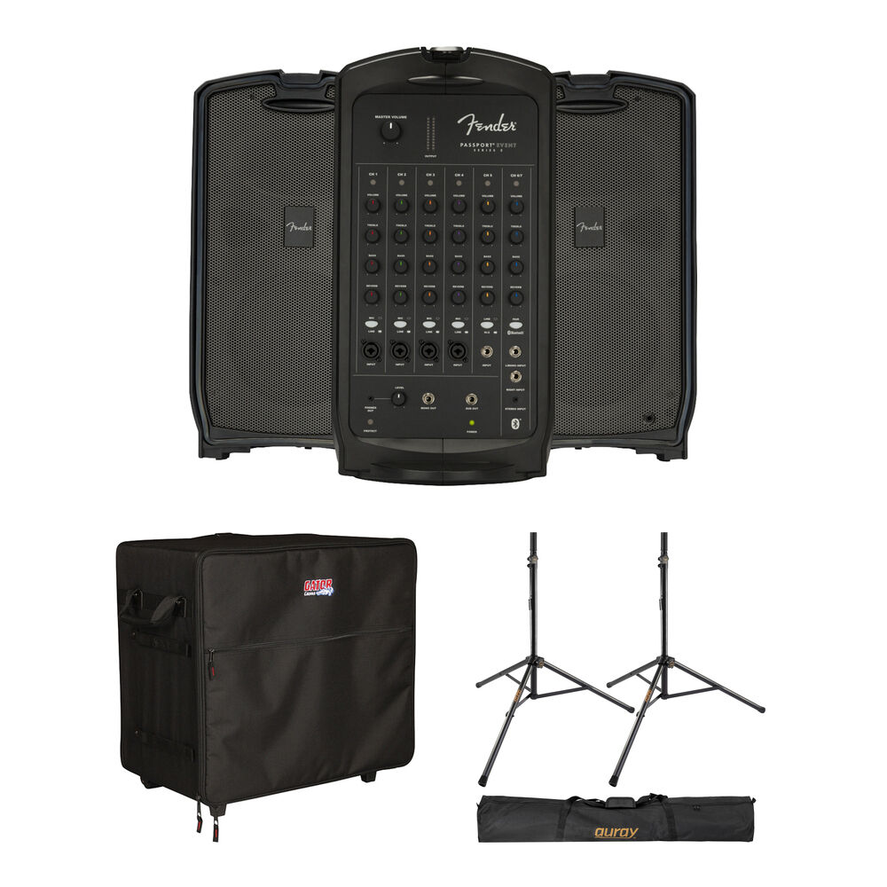 Портативная PA-системы Fender Passport Event Series 2 Portable Powered PA Kit with
Портативная PA-системы Fender Passport Event Series 2 Portable Powered PA Kit with