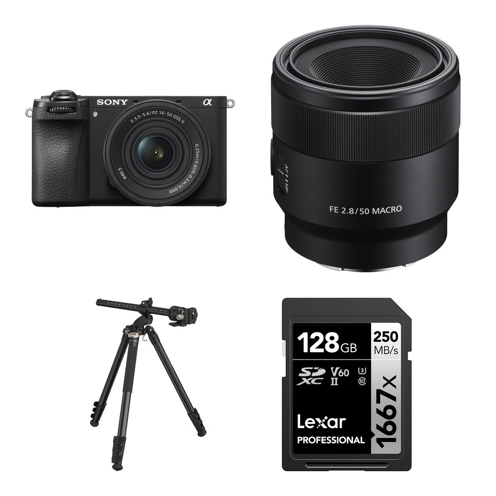 Беззеркальная камера Sony a6700 Mirrorless Camera with 16-50mm and 50mm Lenses and
Беззеркальная камера Sony a6700 Mirrorless Camera with 16-50mm and 50mm Lenses and