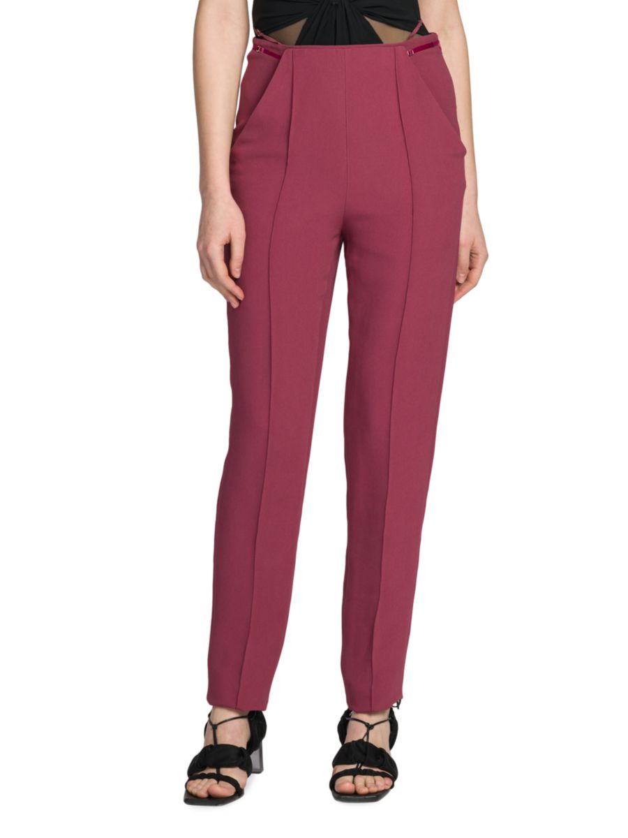 Брюки с плиссировкой и завязками на талии Nensi Dojaka, розовый
Брюки с плиссировкой и завязками на талии Nensi Dojaka, розовый