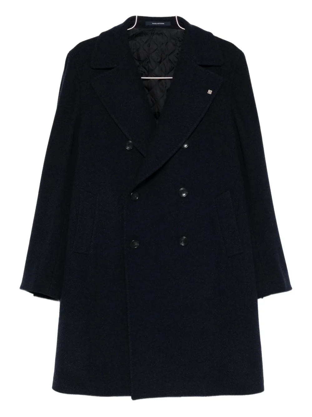 Двубортное шерстяное пальто Tagliatore, синий
Двубортное шерстяное пальто Tagliatore, синий