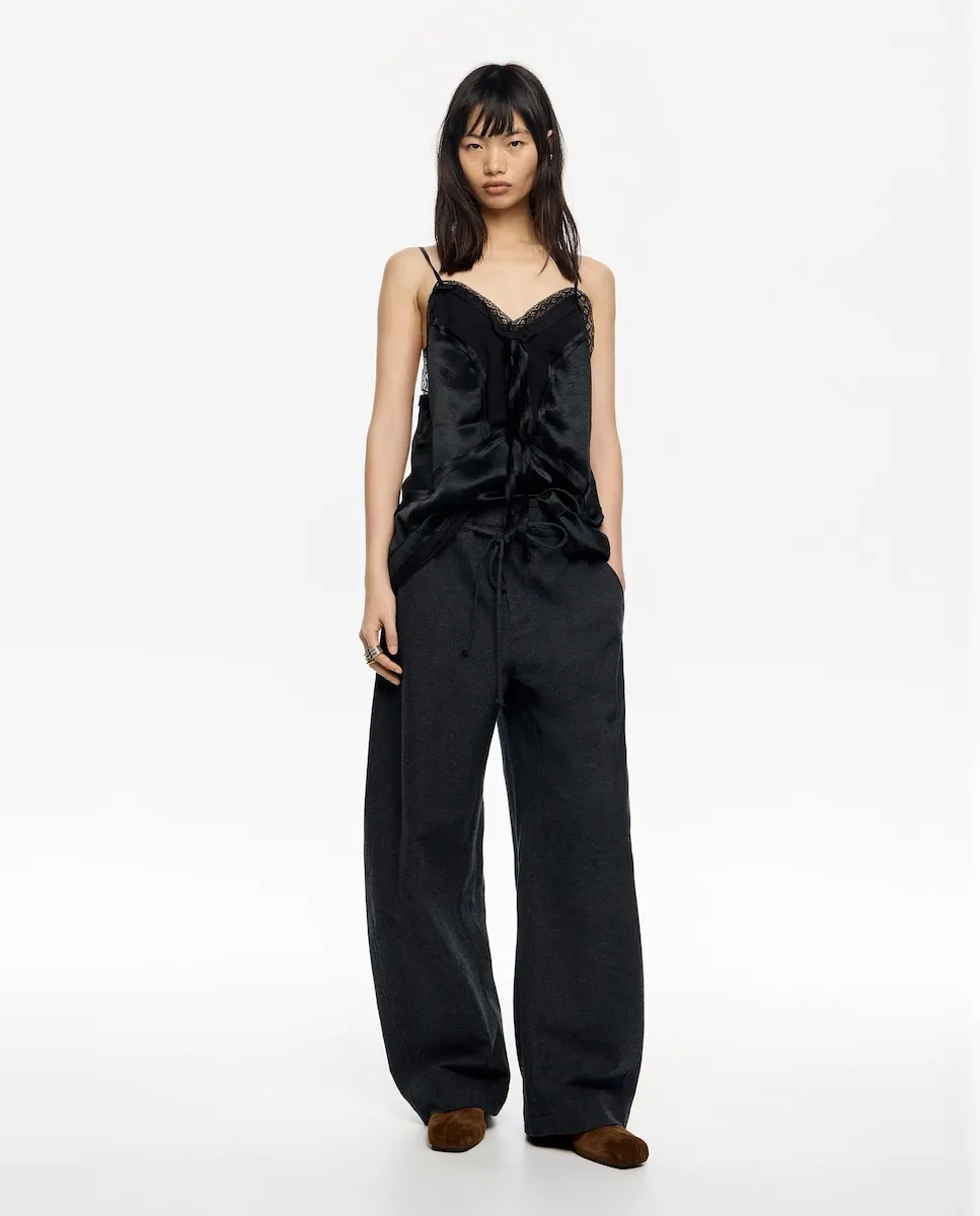 Женские джоггеры широкого кроя, однотонные Bimba y Lola, темно-серый
Женские джоггеры широкого кроя, однотонные Bimba y Lola, темно-серый