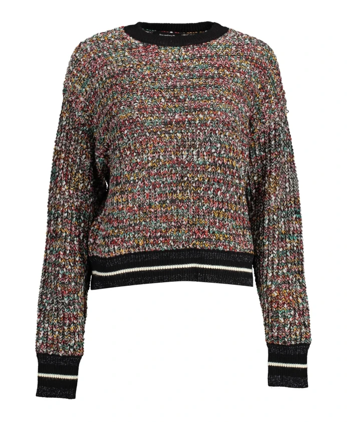 Загадочный черный свитер с контрастными деталями. Desigual, мультиколор
Загадочный черный свитер с контрастными деталями. Desigual, мультиколор