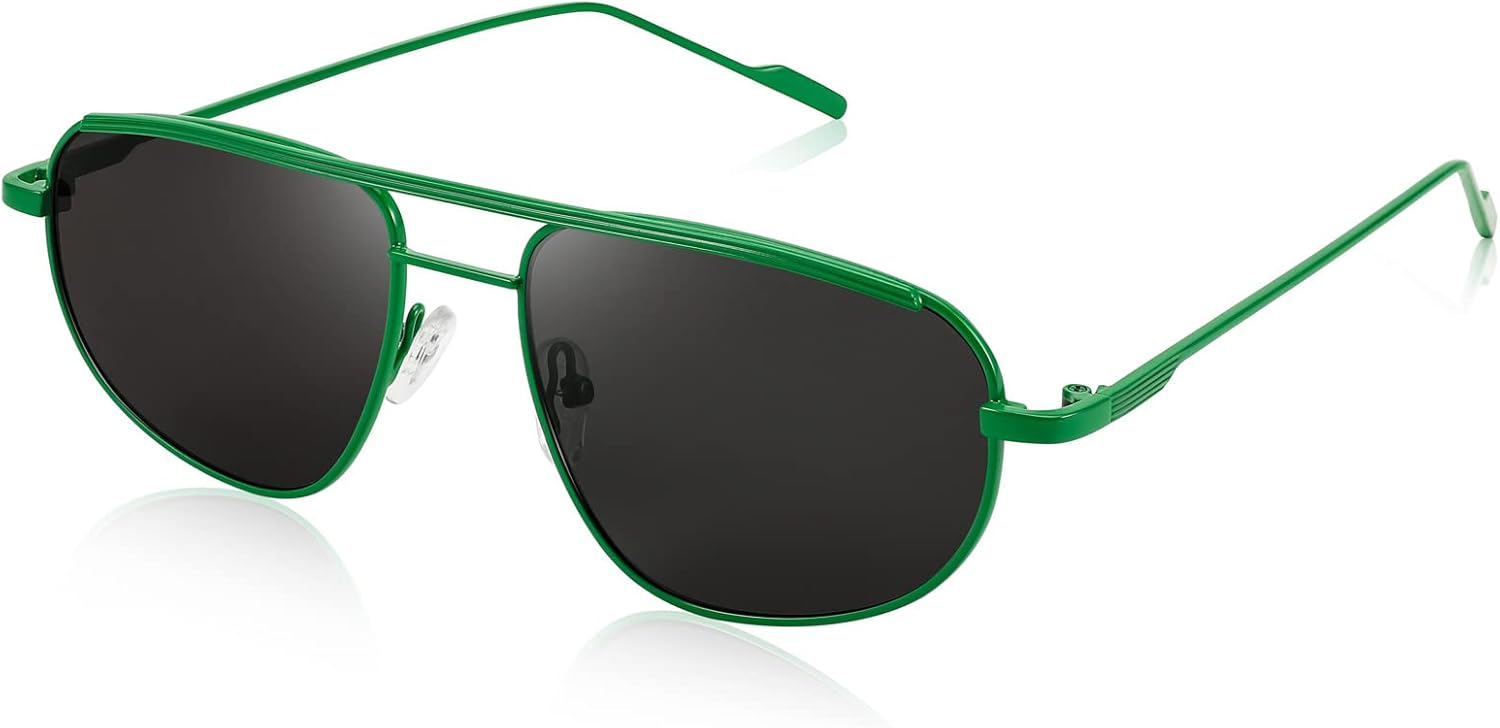 FEISEDY Ретро-модные солнцезащитные очки-авиаторы для женщин и мужчин, 90-е, маленькие винтажные очки, стильные овальные солнцезащитные очки из золотистого металла, B2906, 007 Green Frame/Gray Lens
FEISEDY Ретро-модные солнцезащитные очки-авиаторы для женщин и мужчин, 90-е, маленькие винтажные очки, стильные овальные солнцезащитные очки из золотистого металла, B2906, 007 Green Frame/Gray Lens