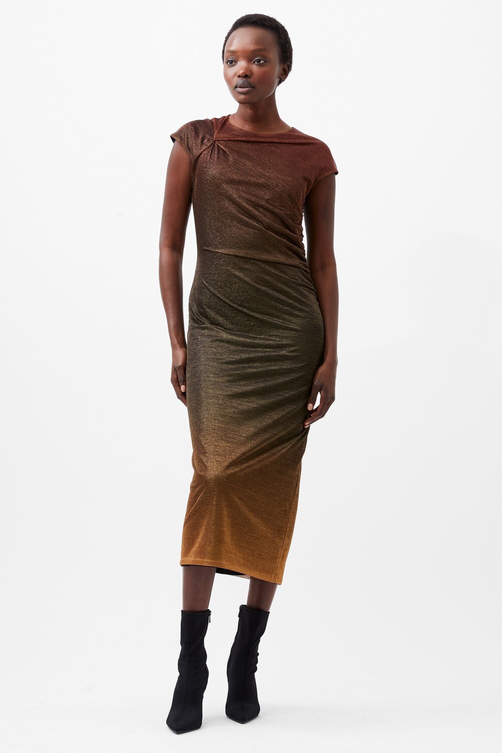 Платье миди sela French Connection, металлический
Платье миди sela French Connection, металлический