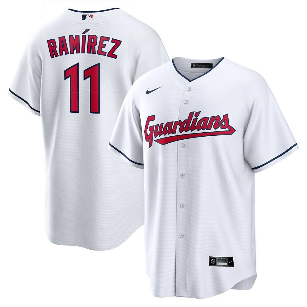 Мужская белая майка Nike José Ramírez Cleveland Guardians Replica Player, цвет Grd White
Мужская белая майка Nike José Ramírez Cleveland Guardians Replica Player, цвет Grd White