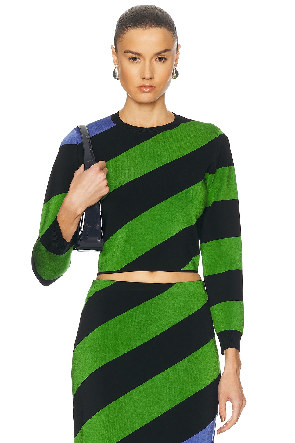 Короткий топ с длинными рукавами Carolina Herrera, Lawn Green Multi
Короткий топ с длинными рукавами Carolina Herrera, Lawn Green Multi