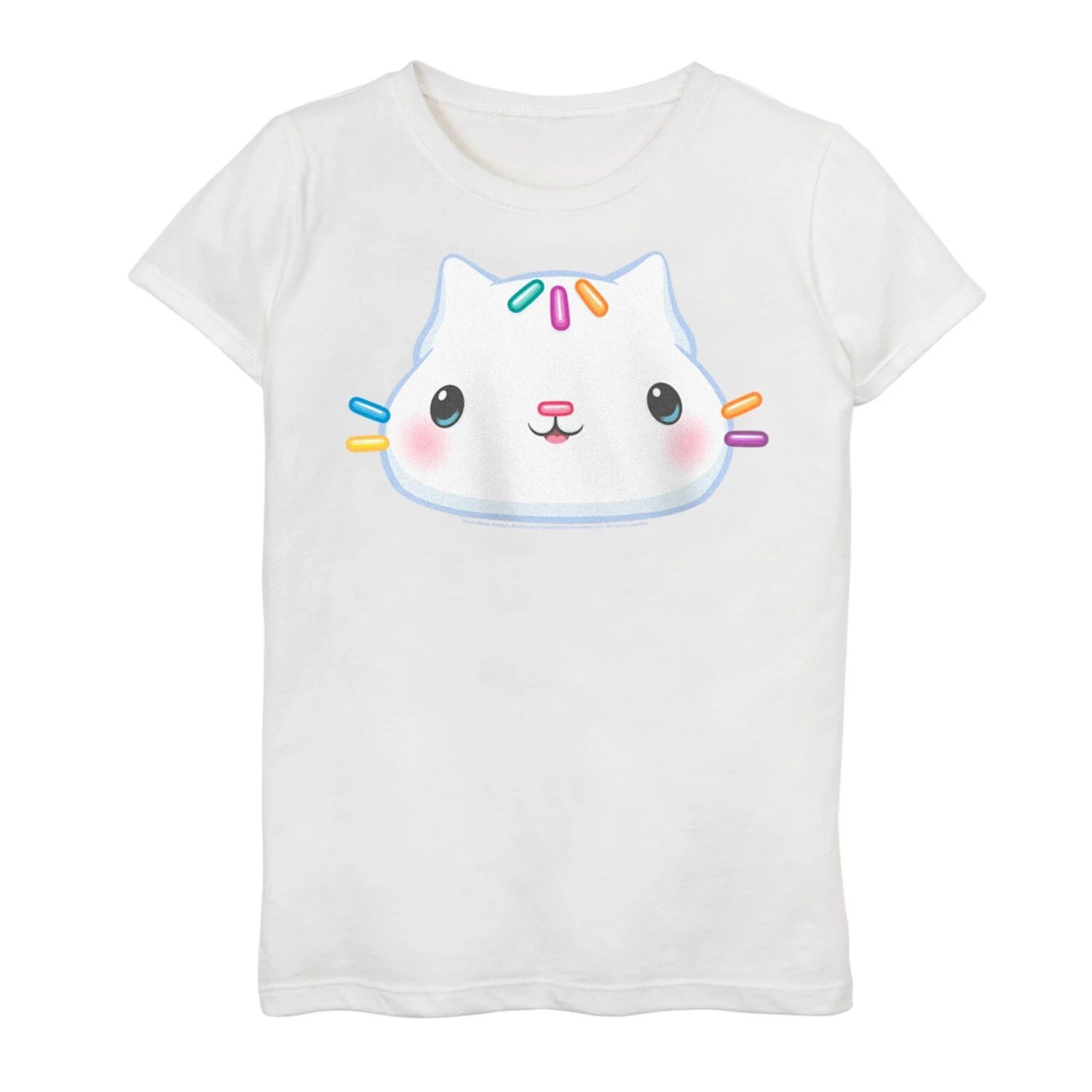 Футболка с рисунком «Кукольный домик Габби» для девочек 7–16 лет Cakey Cat с большим лицом Licensed Character
Футболка с рисунком «Кукольный домик Габби» для девочек 7–16 лет Cakey Cat с большим лицом Licensed Character