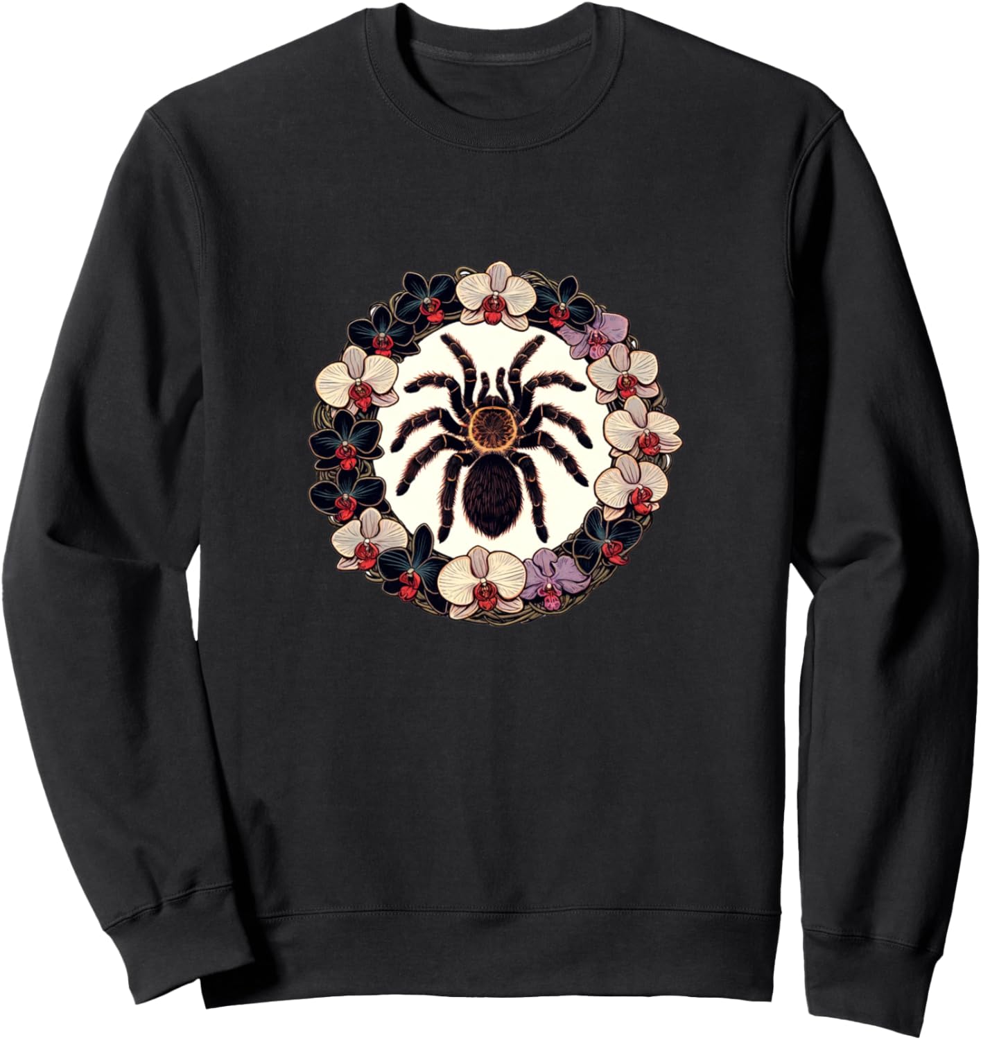 Толстовка с изображением тарантулы, паука, орхидеи и цветочного рисунка Tarantula Flowers Snugg, черный
Толстовка с изображением тарантулы, паука, орхидеи и цветочного рисунка Tarantula Flowers Snugg, черный