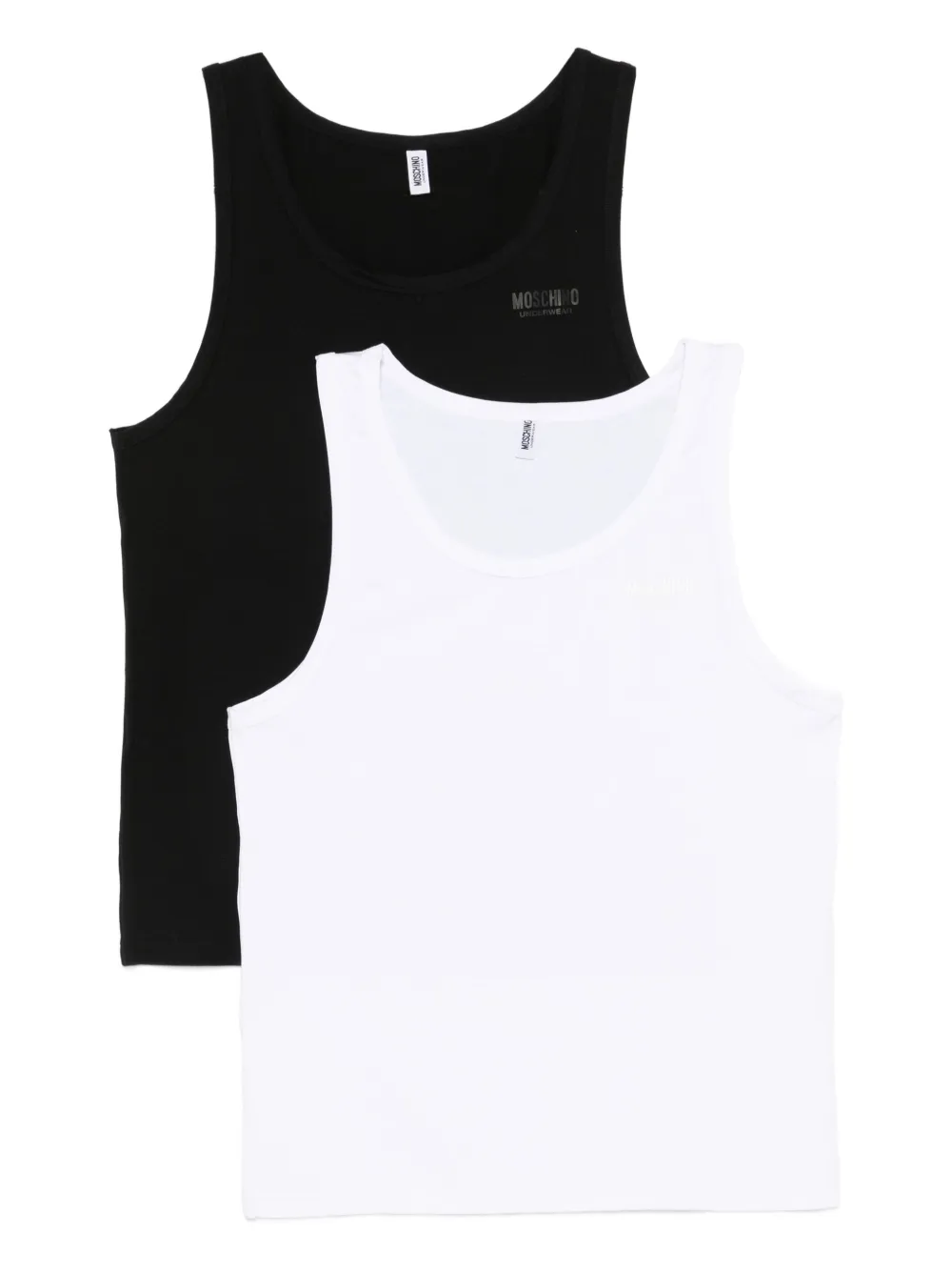 Комплект из двух топов с логотипом Moschino, черный
Комплект из двух топов с логотипом Moschino, черный