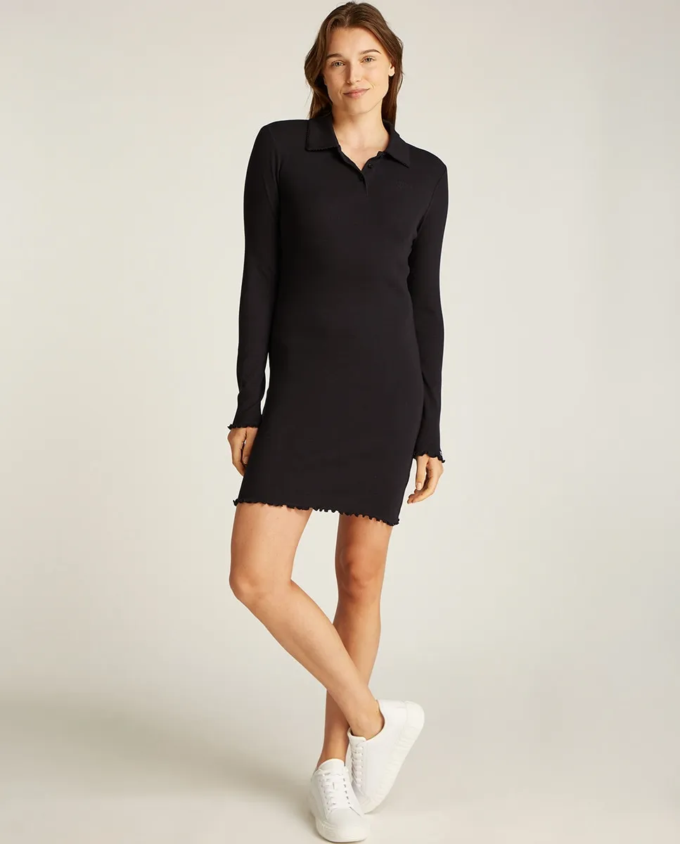 Женское платье канеле с длинным рукавом Tommy Jeans, черный
Женское платье канеле с длинным рукавом Tommy Jeans, черный