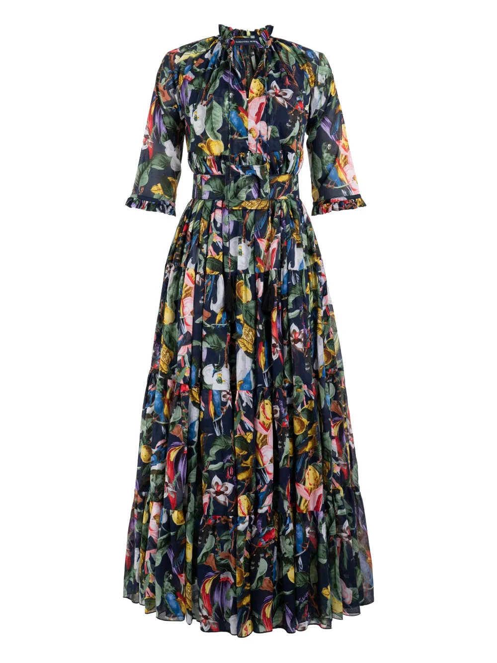 Платье с оборками и цветочным принтом Samantha Sung, синий
Платье с оборками и цветочным принтом Samantha Sung, синий