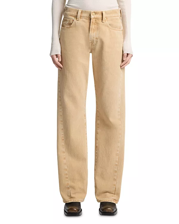 Джинсы прямого кроя Twisted Tess в цвете Sandune 7 For All Mankind, бежевый
Джинсы прямого кроя Twisted Tess в цвете Sandune 7 For All Mankind, бежевый