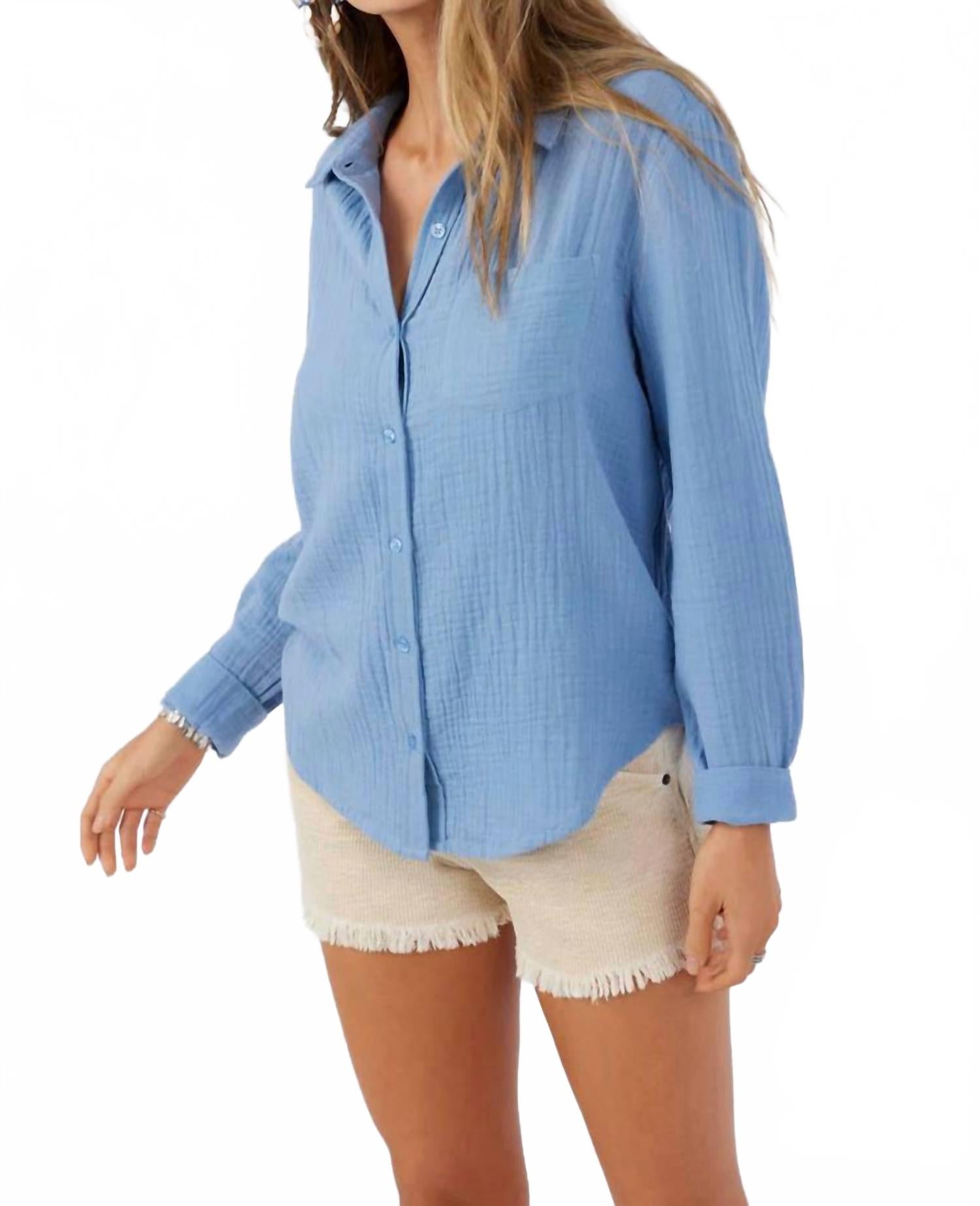 Топ Leni в синем цвете O'Neill
Топ Leni в синем цвете O'Neill