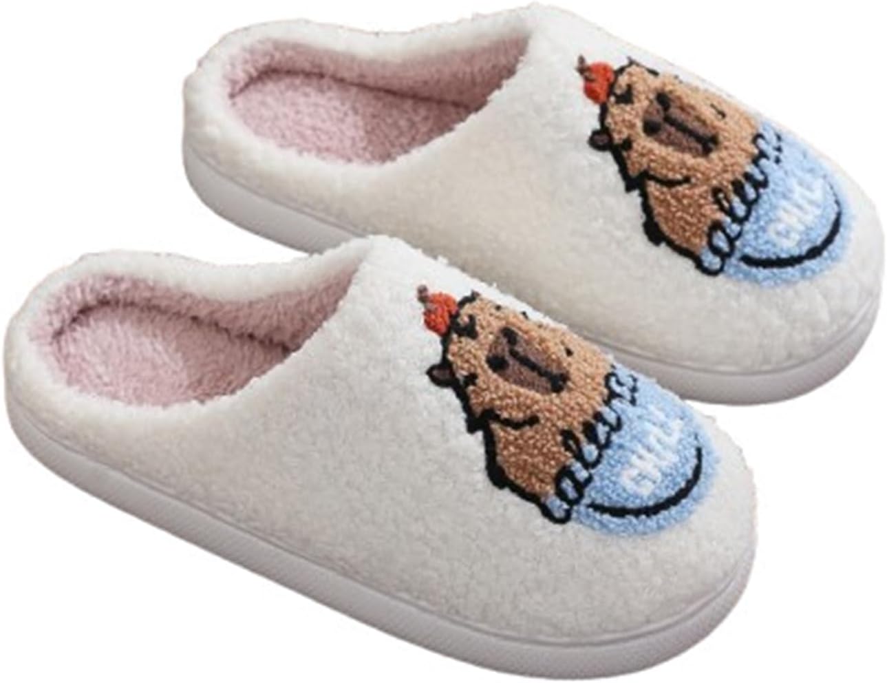 Женские и мужские пушистые тапочки с узором кошек и собак, мультяшные домашние тапочки с мягкой подошвой из памяти, уютные плюшевые тапочки для пары, для дома (38/39 EU, мопс) Znel, Capybara 38/39 EU
Женские и мужские пушистые тапочки с узором кошек и собак, мультяшные домашние тапочки с мягкой подошвой из памяти, уютные плюшевые тапочки для пары, для дома (38/39 EU, мопс) Znel, Capybara 38/39 EU