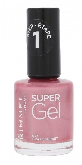 Rimmel London Super Gel Step1, 023 Виноградный сорбет, 12 мл
Rimmel London Super Gel Step1, 023 Виноградный сорбет, 12 мл