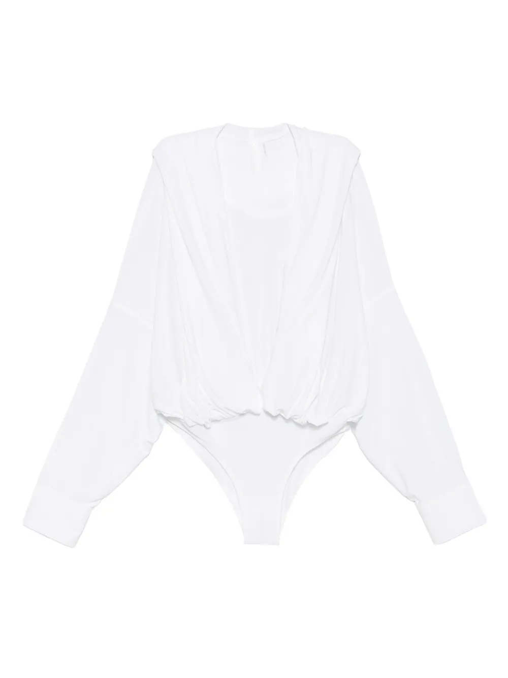 Боди с драпировкой Norma Kamali, белый
Боди с драпировкой Norma Kamali, белый