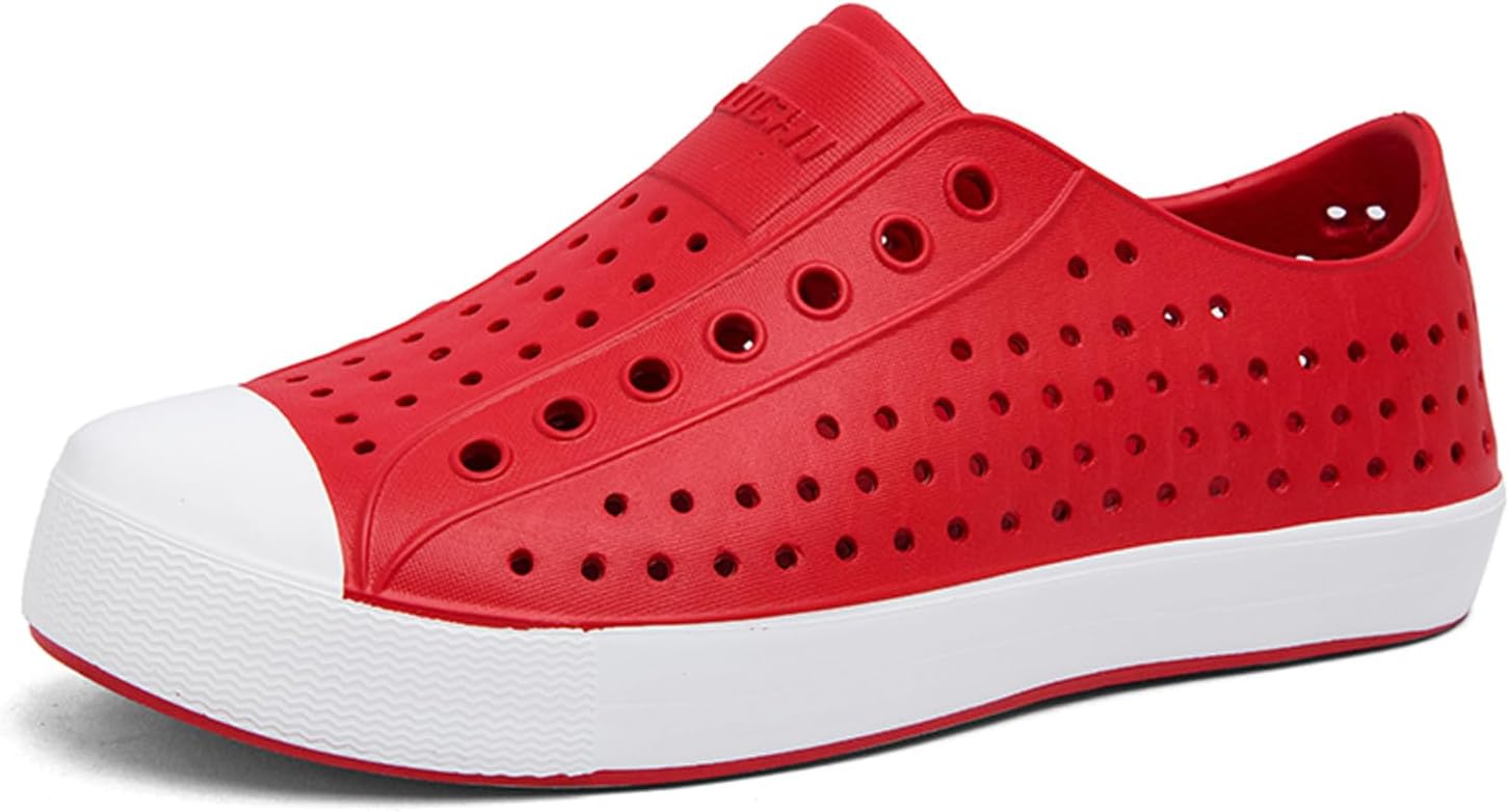 Водонепроницаемые садовые сабо для мужчин и женщин - легкие дышащие тапочки из ЭВА - удобная нескользящая повседневная обувь для улицы, пляжа и ежедневного ношения Fliozy, красный
Водонепроницаемые садовые сабо для мужчин и женщин - легкие дышащие тапочки из ЭВА - удобная нескользящая повседневная обувь для улицы, пляжа и ежедневного ношения Fliozy, красный